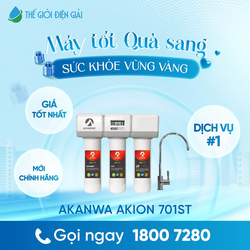 Máy lọc nước AKANWA AKION 701ST Nhật Bản thông minh giá rẻ tốt cho sức khỏe